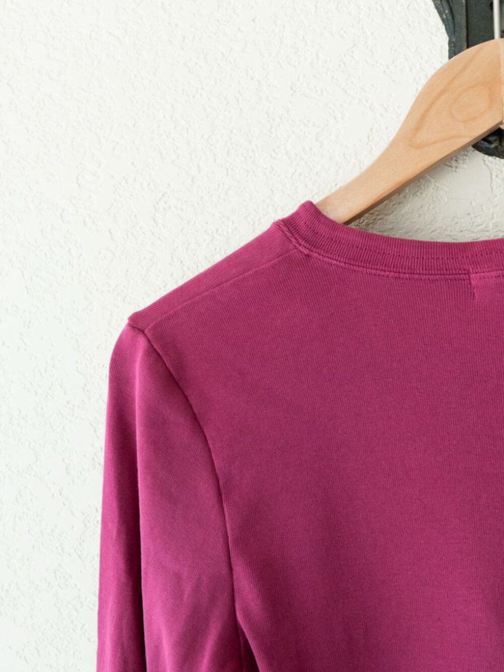Banana Republic Pink Long Sleeve Tie Neck Top 100% Cotton Made USA Women's M - Picture 9 of 12